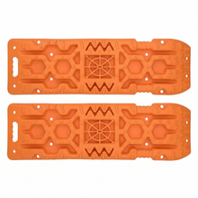 Heavy-Duty 4x4 Recovery Boards (Pair) | Off-Road Mud, Sand & Snow Tracks - High-Vis Orange