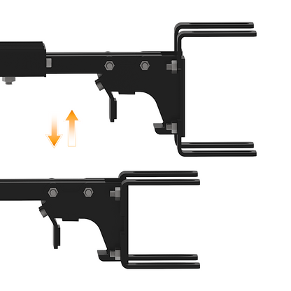 KK Heavy Duty Adjustable Crossbars | Multi-Fit Roof Rack System