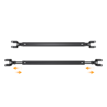 KK Heavy Duty Adjustable Crossbars | Multi-Fit Roof Rack System