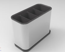 Stainless steel chopstick storage box, draining kitchen large capacity storage rack